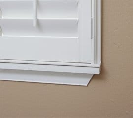 Decorative Outside Mount Frame Shutter With Sill Piece